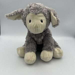Baby Gund Grey Gray Lamb Plush Stuffed Animal 4051233 Crinkle Ears Lovey